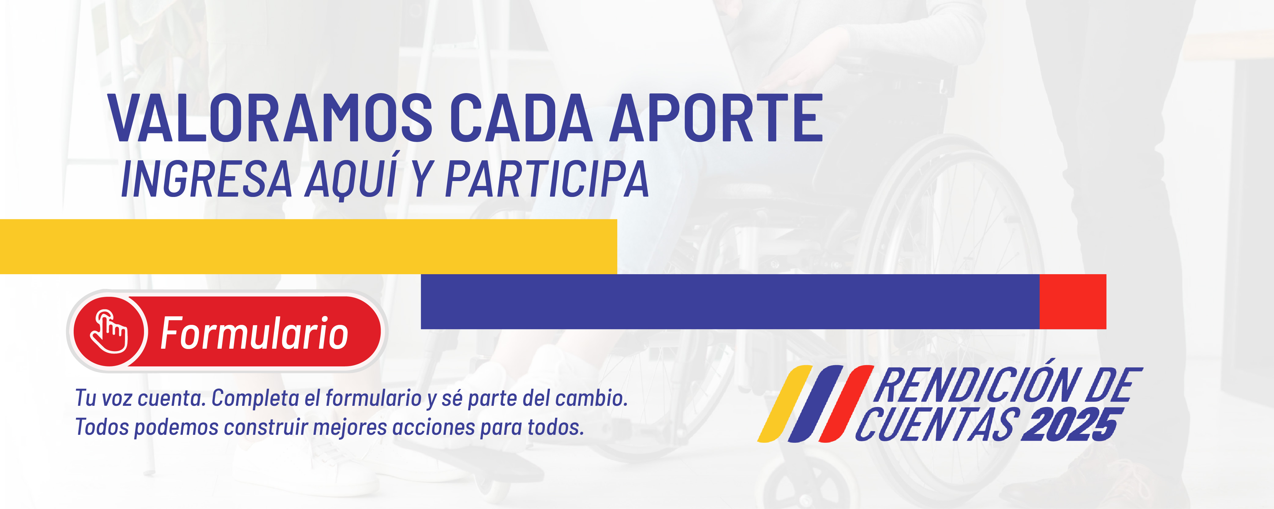 Formulario de Rendición de Cuentas 2025 - CONADIS